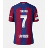 Barcelona Ferran Torres #7 Hemmatröja 2023-24 Korta ärmar